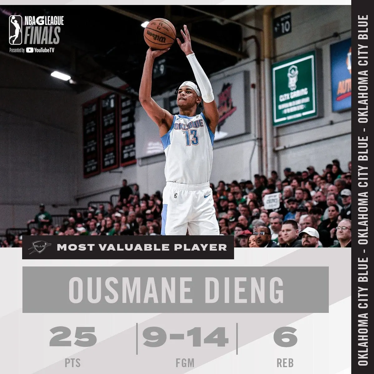 Ousmane Dieng MVP des finales de G-League