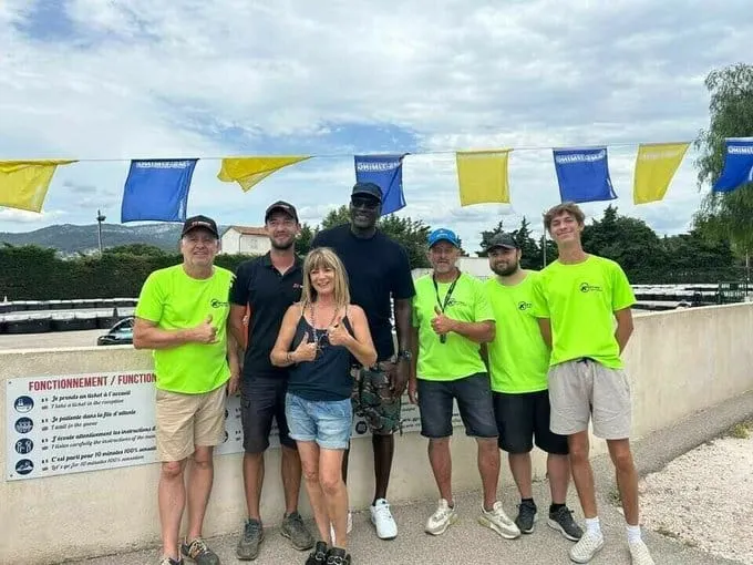 Michael Jordan a fait du karting à Six-Fours-les-Plages