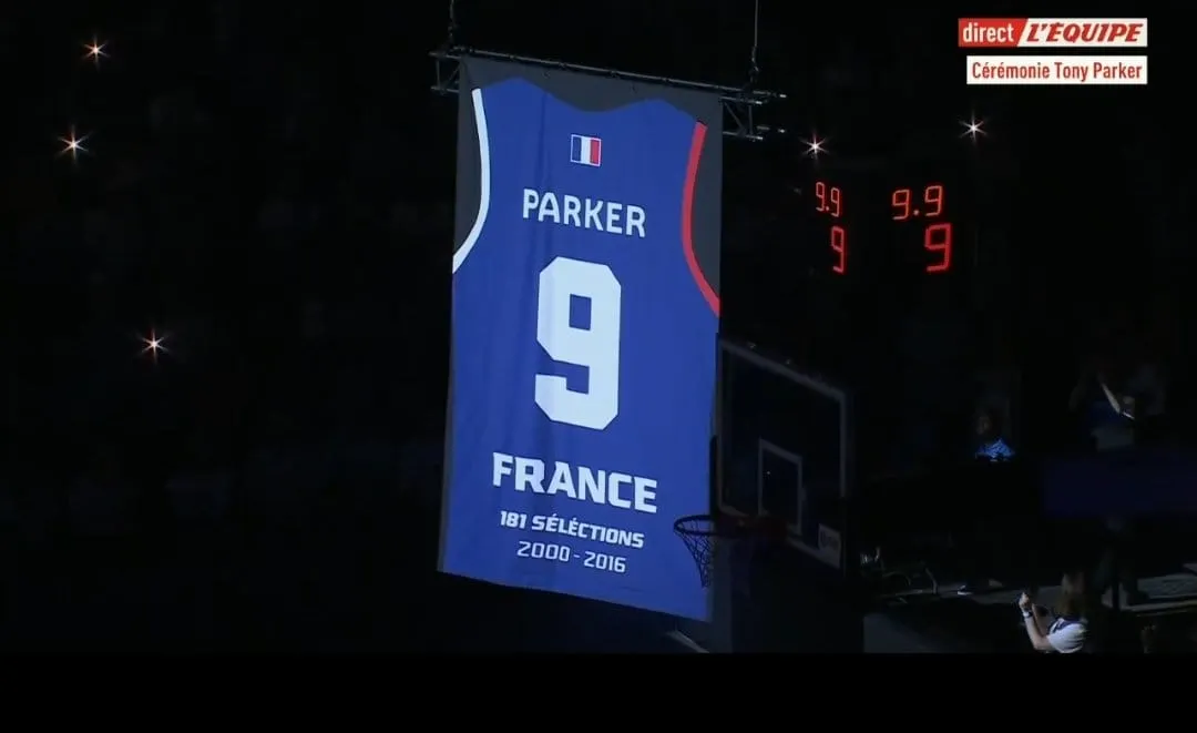 Vidéo : La cérémonie de retrait du maillot bleu de Tony Parker en intégralité