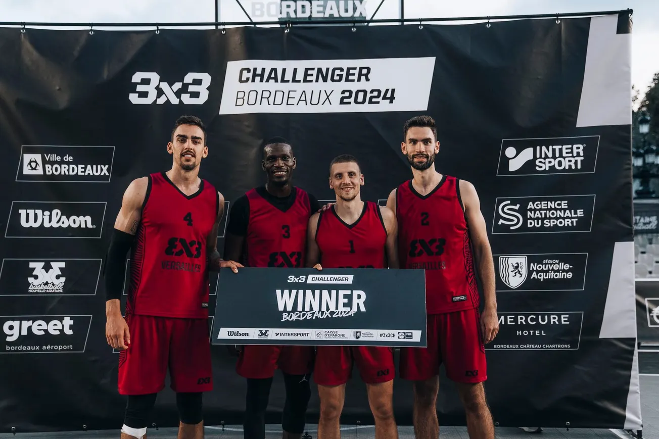3x3 : L'équipe de Versailles surpasse celle de Paris à Bordeaux