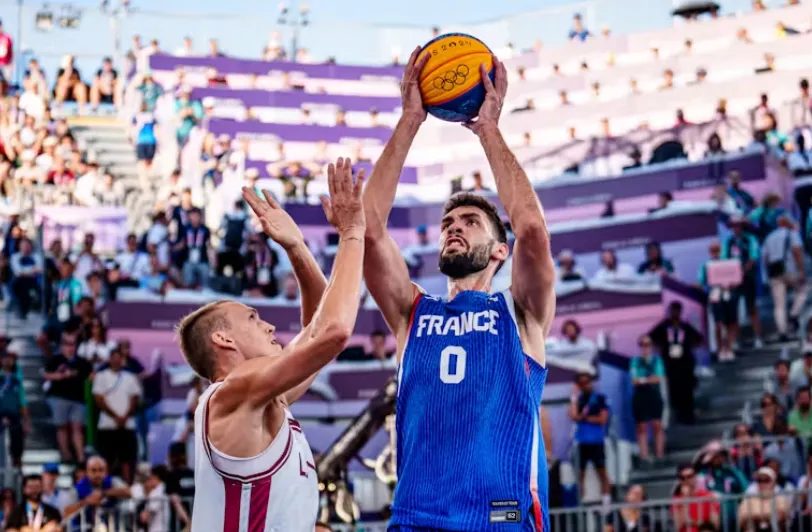 3x3 : Lucas Dussoulier sélectionné dans l'équipe-type du tournoi olympique