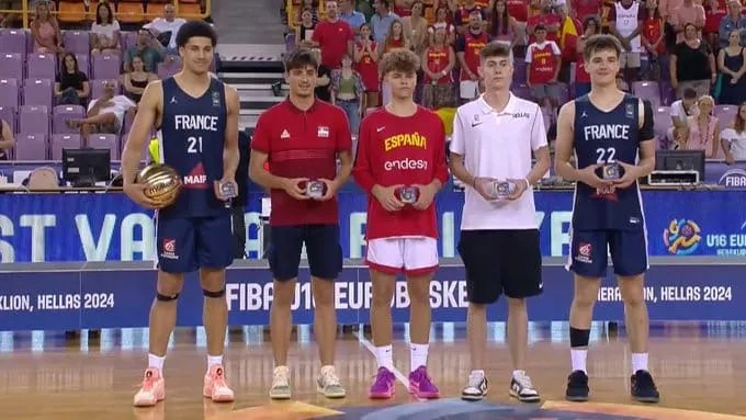 Euro U16 : Cameron Houindo MVP, Louka Letailleur dans le 5 All-stars