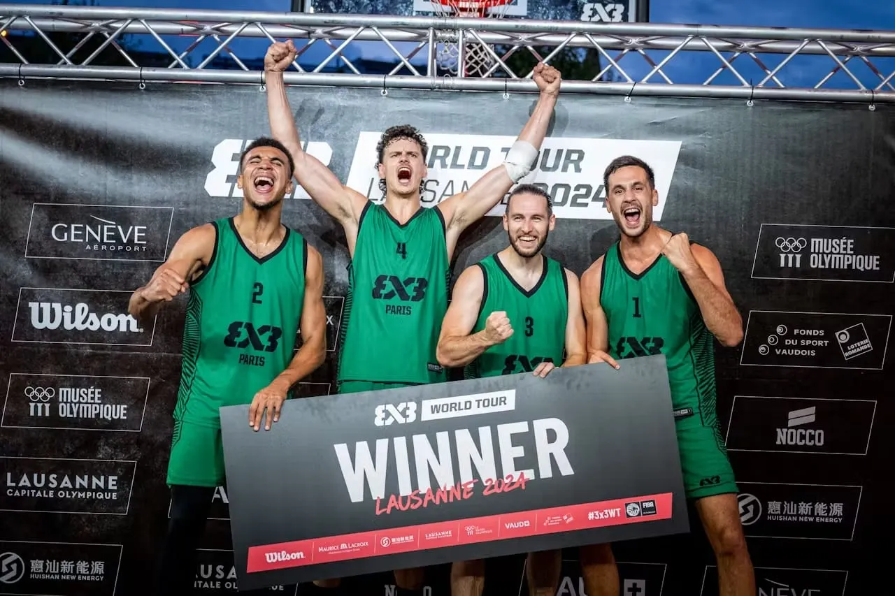3x3 : L'équipe de Paris vainqueur du World Tour à Lausanne