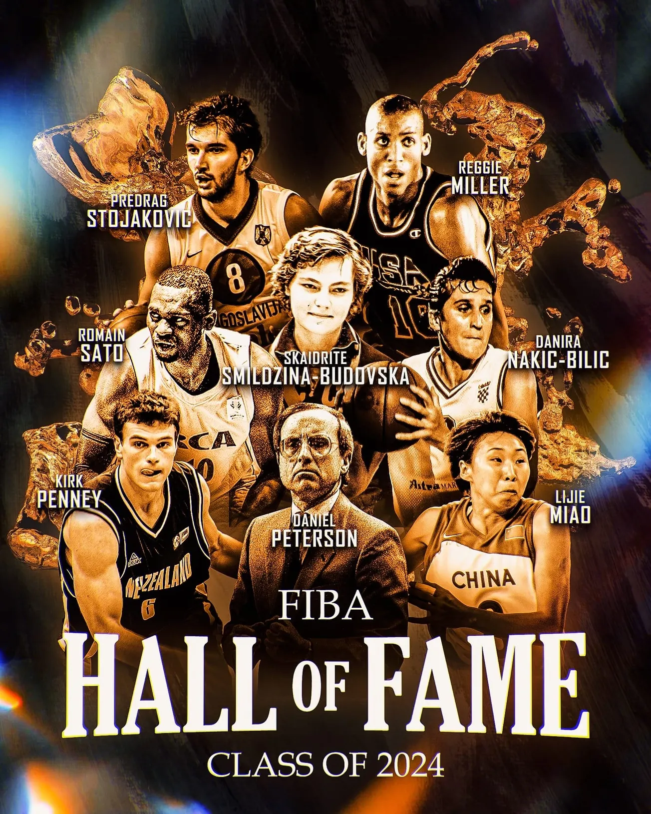 Huit personnalités intronisées au Hall of Fame de la FIBA