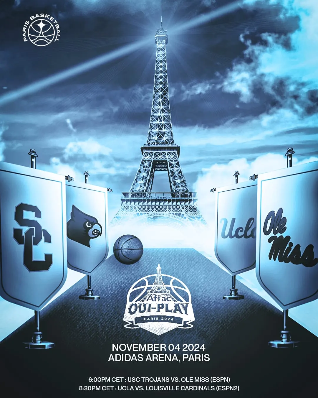 Le basket universitaire féminin américain de retour à Paris