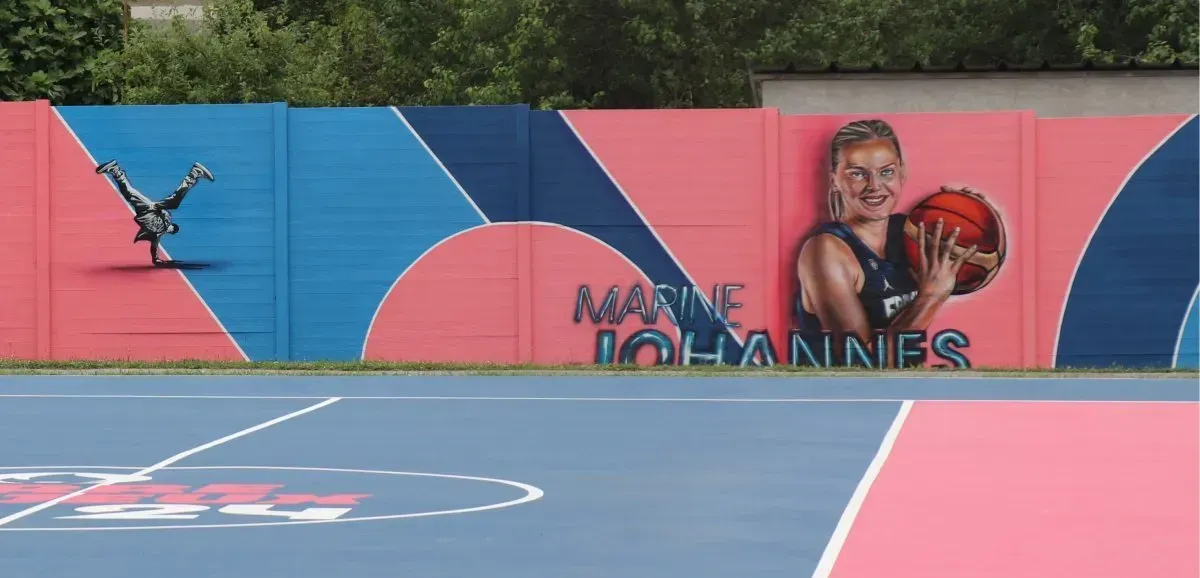 Marine Johannes devrait inaugurer à  Argentan une fresque qui la représente
