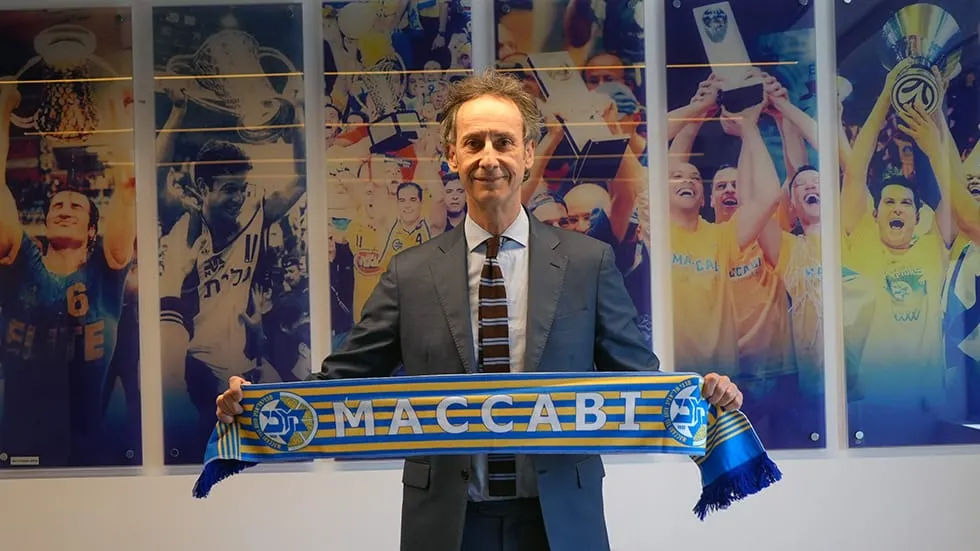 Claudio Coldebella est le nouveau Directeur Général du Maccabi Tel-Aviv