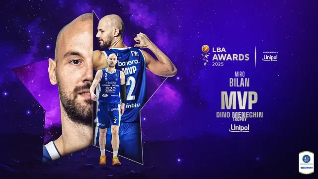 Italie : Miro Bilan (Brescia) élu MVP à 35 ans !