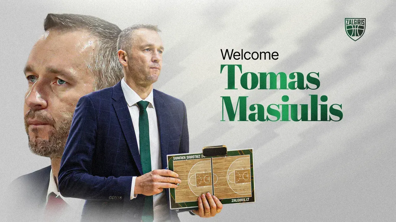 Tomas Masiulis est le nouveau coach du Zalgiris Kaunas