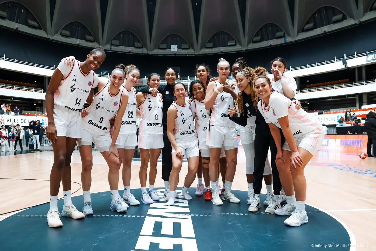 L’ASVEL féminin maintenue en appel en Boulangère Wonderligue