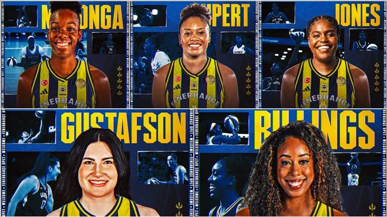 Avec Dominique Malonga, Iliana Rupert et Jonquel Jones : la nouvelle raquette du Fener à de l'allure !