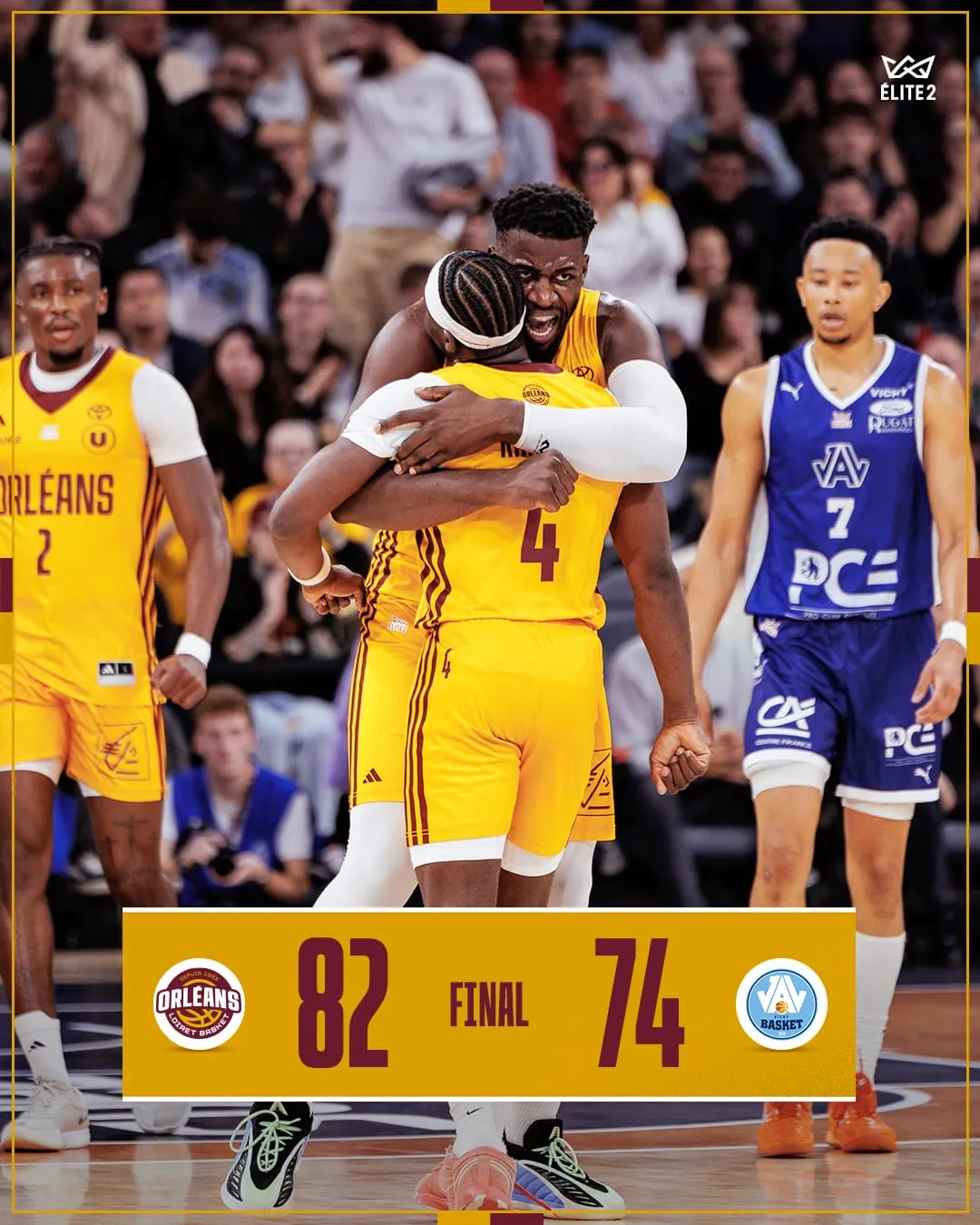 Elite 2 : Orléans, un 8e succès d'affilée