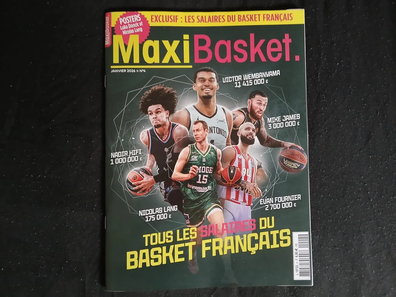 Tous les salaires du basket français sont dans Maxi-Basket