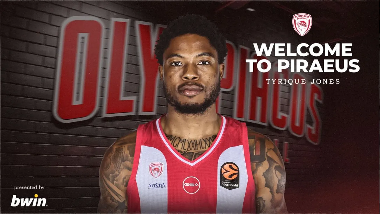 Tyrique Jones à l'Olympiakos, Tonye Jekiri (ex-ASVEL) au Partizan