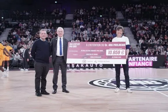 Fondation de l'avenir : La LNB récolte 10 659 euros durant la campagne au coeur du jeu