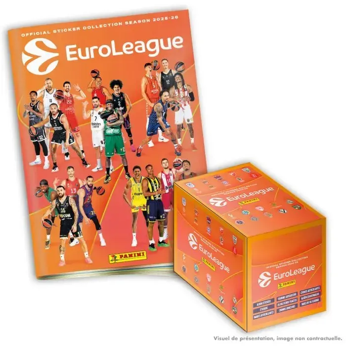 L'album Panini de l'Euroleague 2025-2026 est en vente