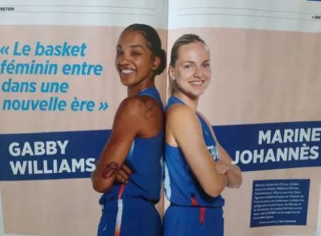 Marine Johannes et Gabby Williams, l'interview croisée exclusive dans Maxi-Basket