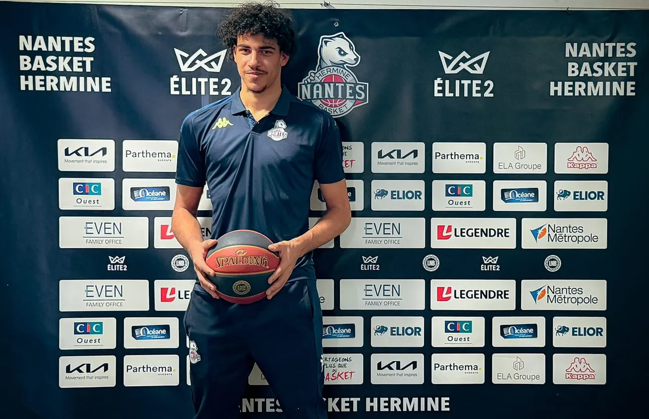 Nantes-Quimper : Nathan Soliman, 16 ans, meilleur marqueur du match pour ses débuts en Elite 2