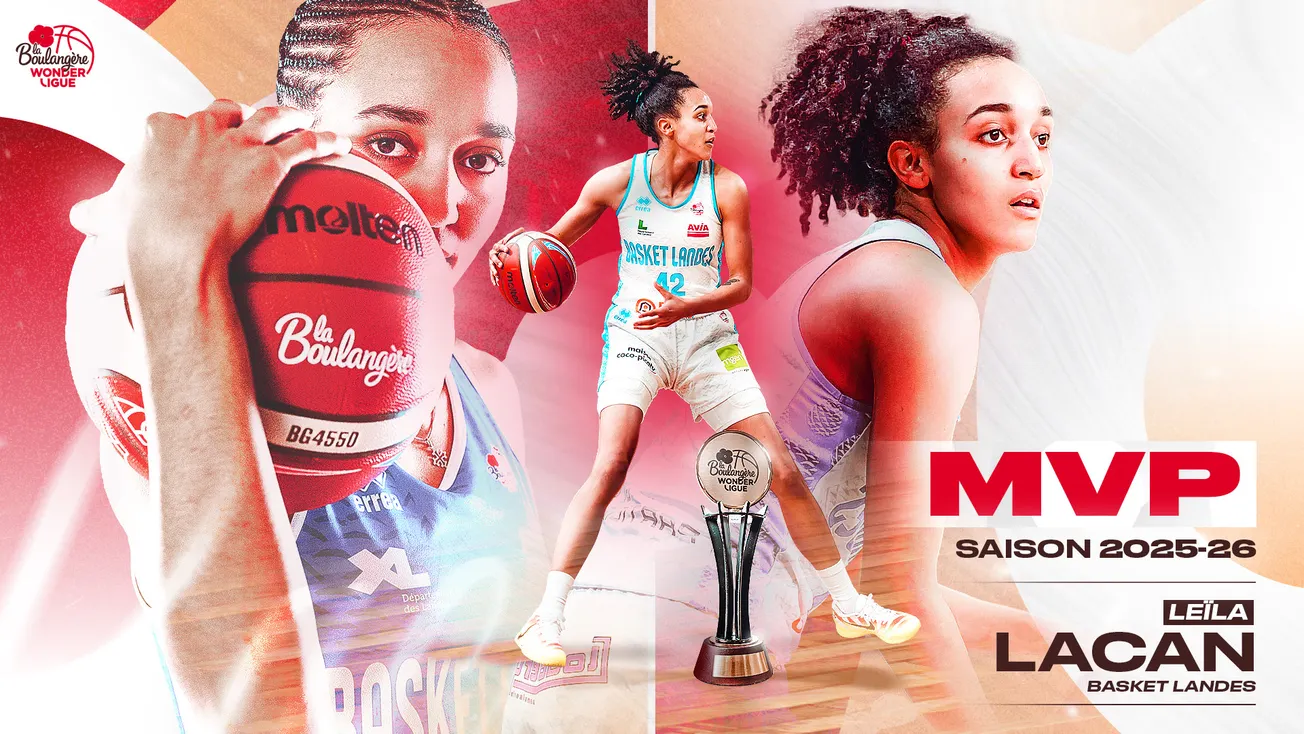 Leïla Lacan élue MVP de Boulangère Wonderligue !