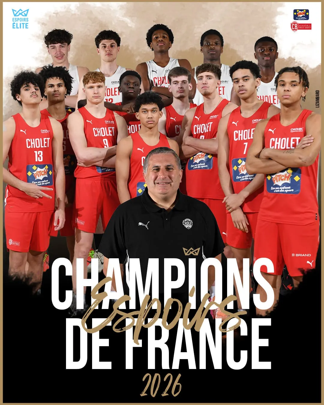 Un 9e titre de champion de France espoirs au palmarès de Cholet Basket