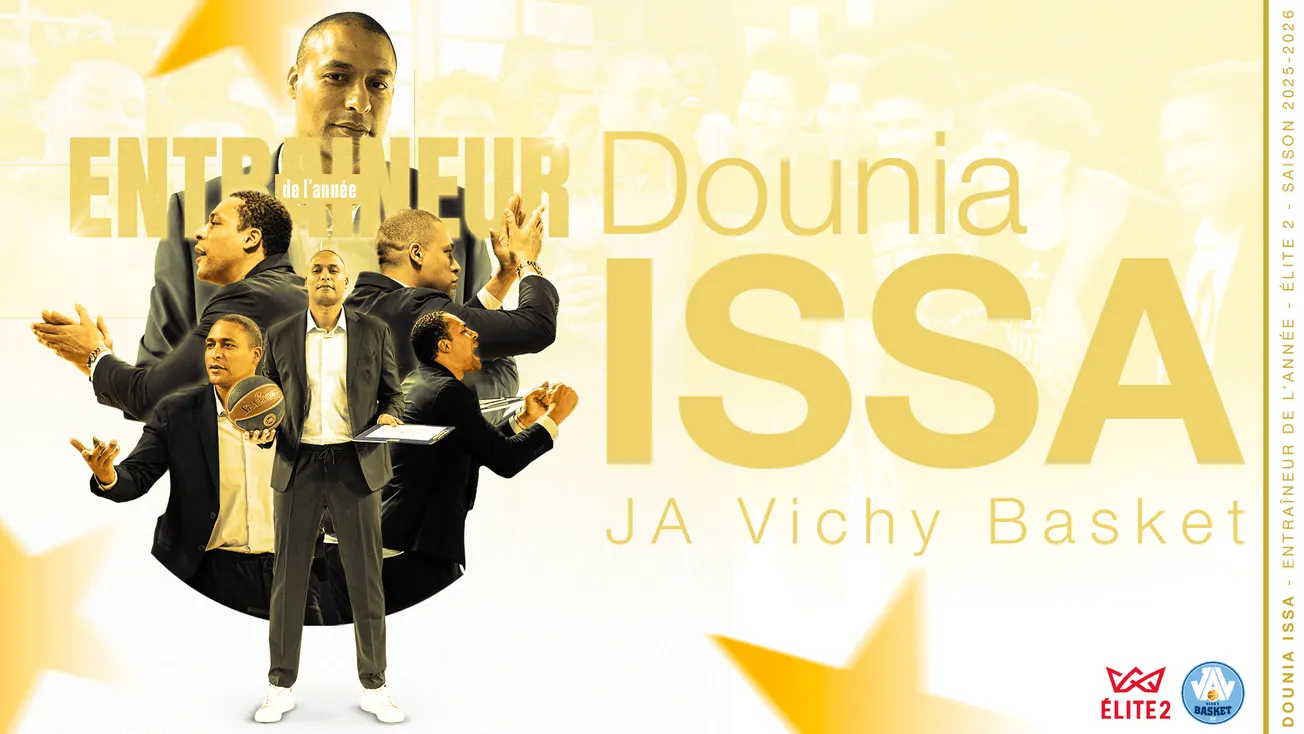 Dounia Issa (Vichy) élu Coach de l'Année d'Elite 2