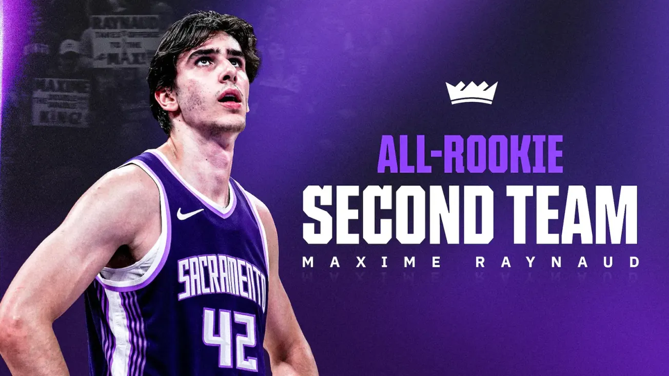 NBA : Maxime Raynaud dans le 2e cinq des rookies de la saison