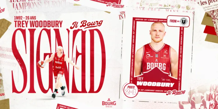 Trey Woodbury est le nouveau combo guard de la JL Bourg