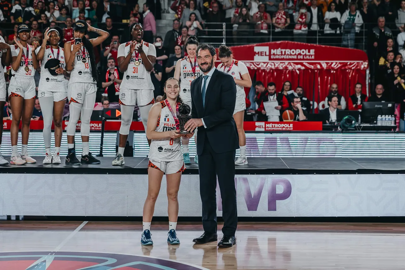 Villeneuve d'Ascq 4e club européen au ranking, Basket Landes 10e