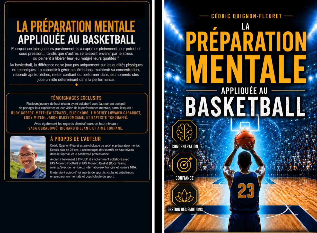 Sortie du livre : «La préparation mentale appliquée au basketball»