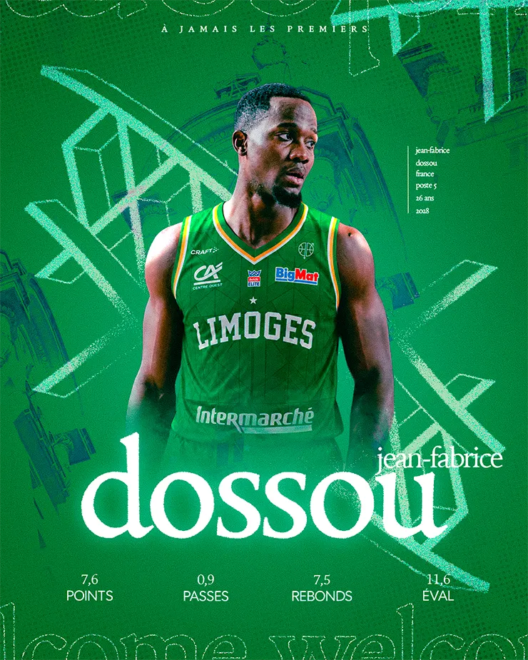 Jean-Fabrice Dossou (Nantes) est la première recrue de Limoges