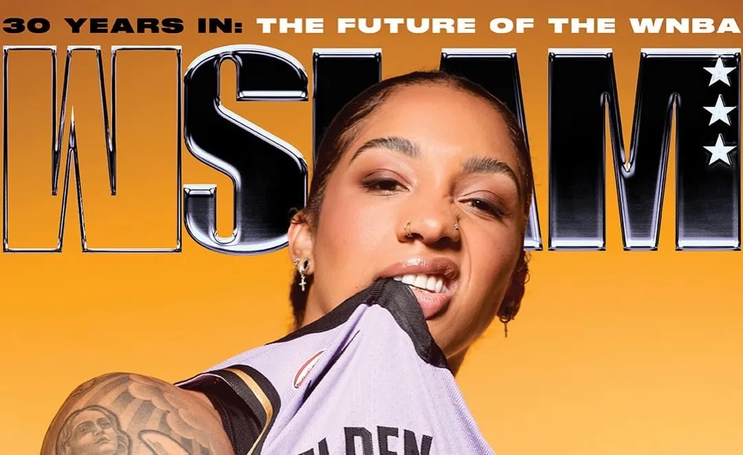 Gabby Williams en couverture du magazine SLAM