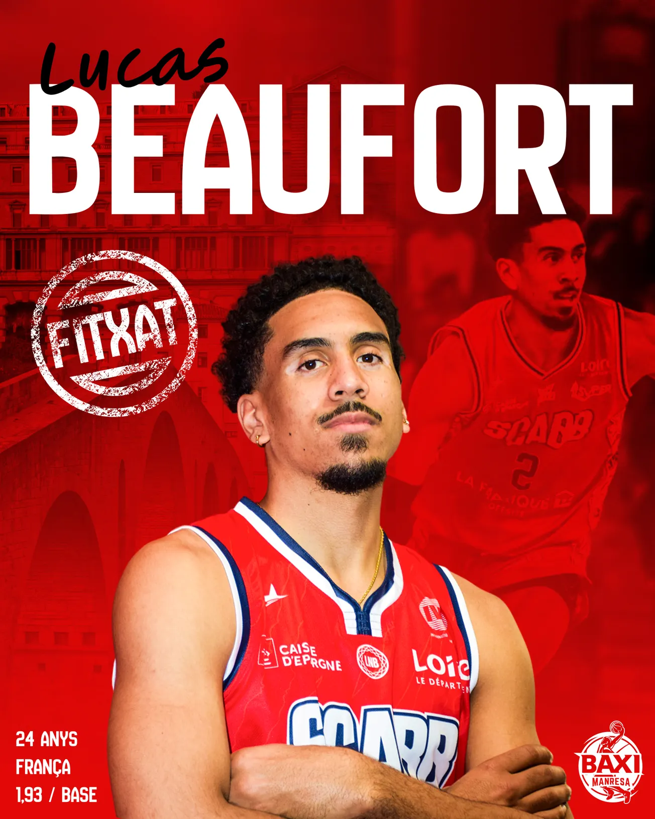 Lucas Beaufort passe du SCABB à Manresa