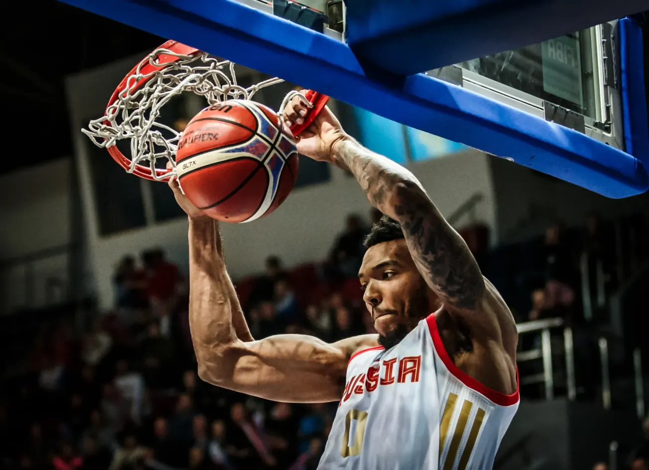 Le pivot Joel Bolomboy en approche de l'ASVEL