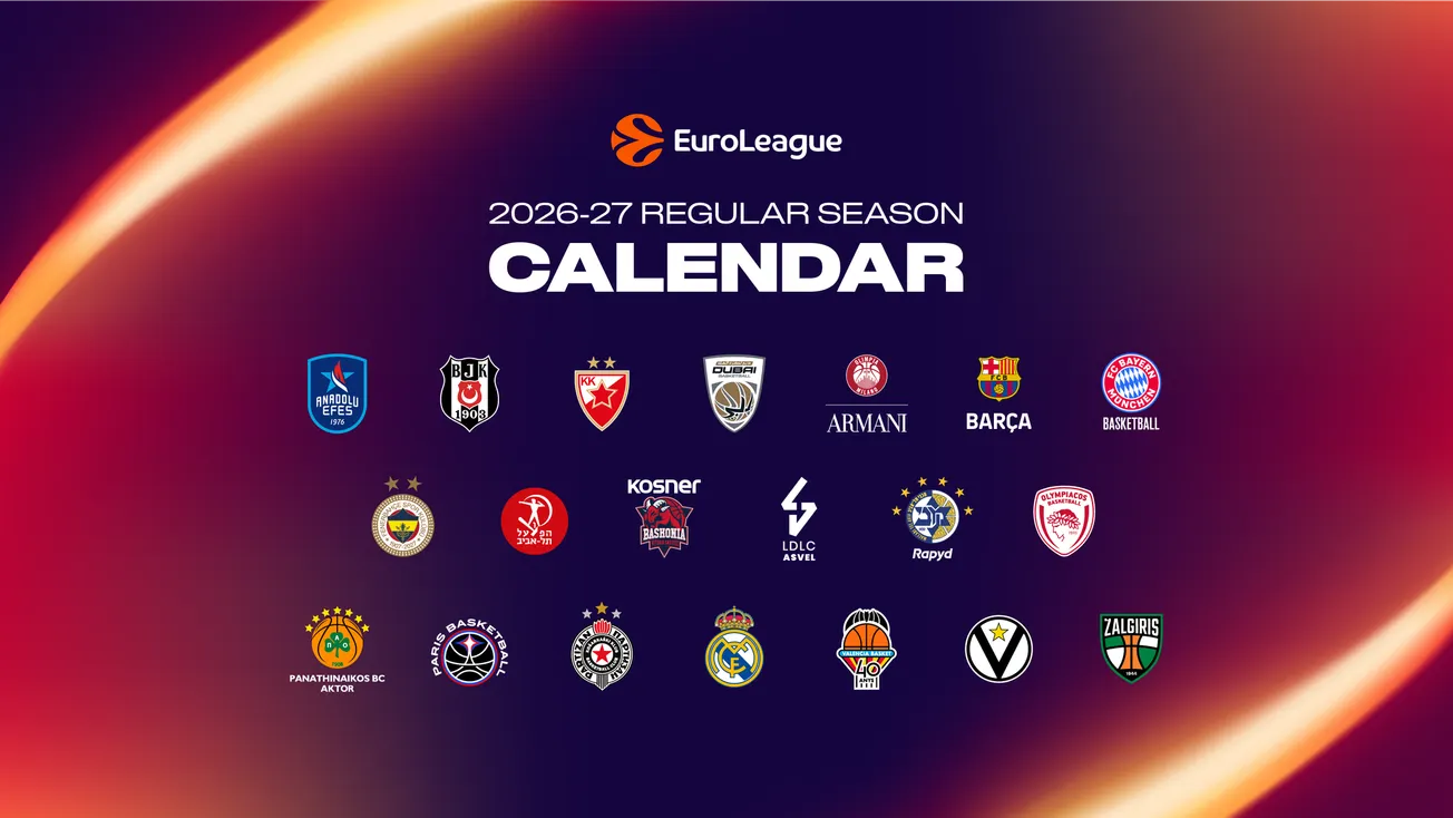 Euroleague : le calendrier de la saison 2026-2027 est en ligne