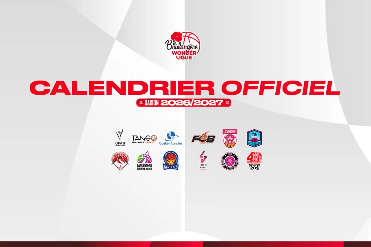 Le calendrier de La Boulangère Wonderligue dévoilé