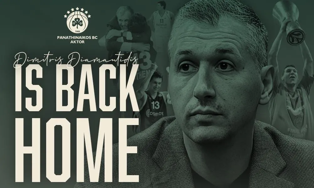 La légende Dimitris Diamantidis de retour au Panathinaïkos