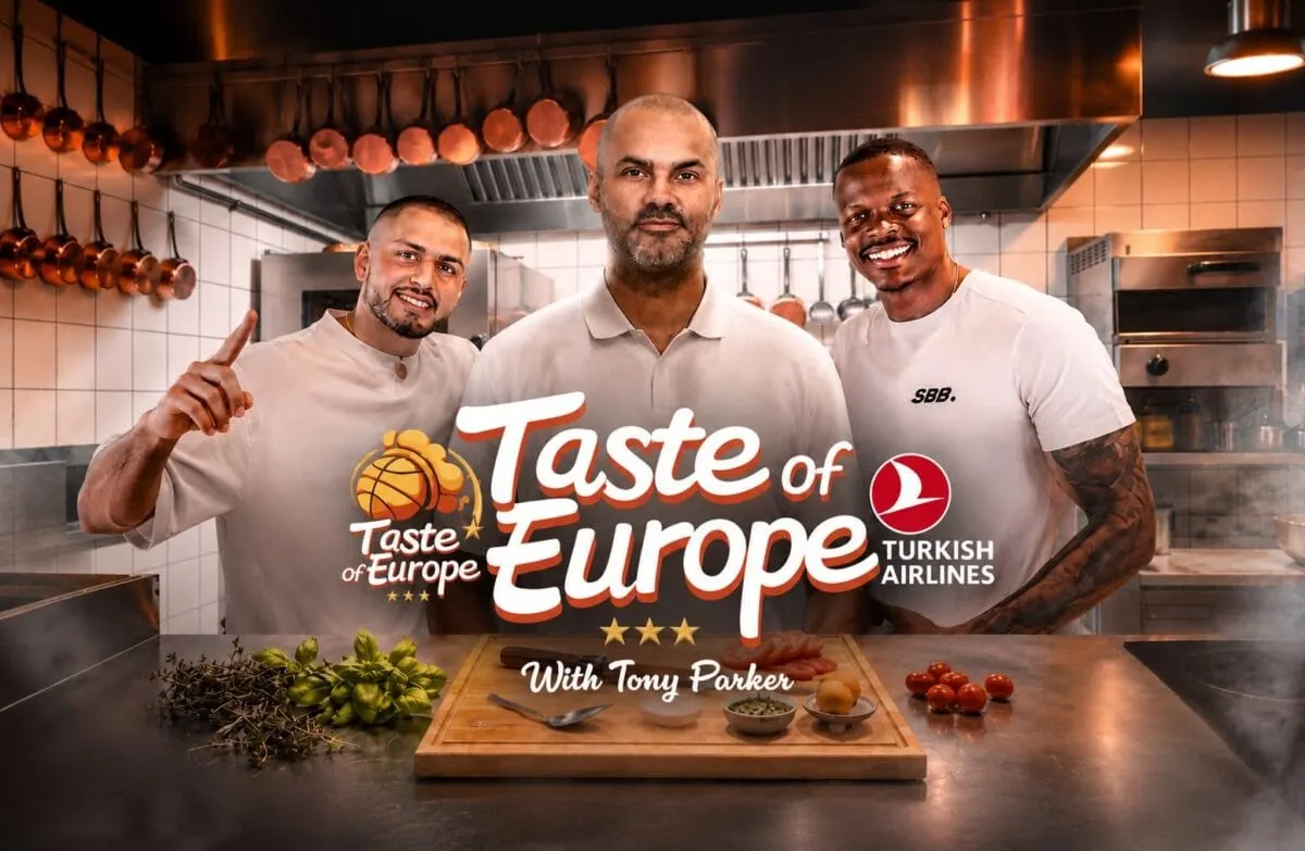 Vidéo : Tony Parker se confie derrière les fourneaux dans « Taste of Europe »