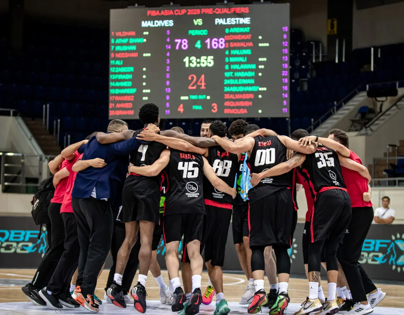 La Palestine bat le record de points marqués sur un match FIBA masculin