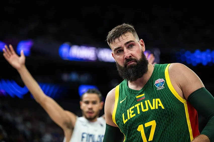 Jonas Valanciunas a fait une promesse si le Zalgiris Kaunas gagne l'Euroleague