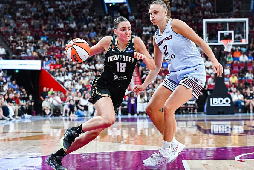 Sabrina Ionescu à propos de Pauline Astier : "Le ciel est sa seule limite"