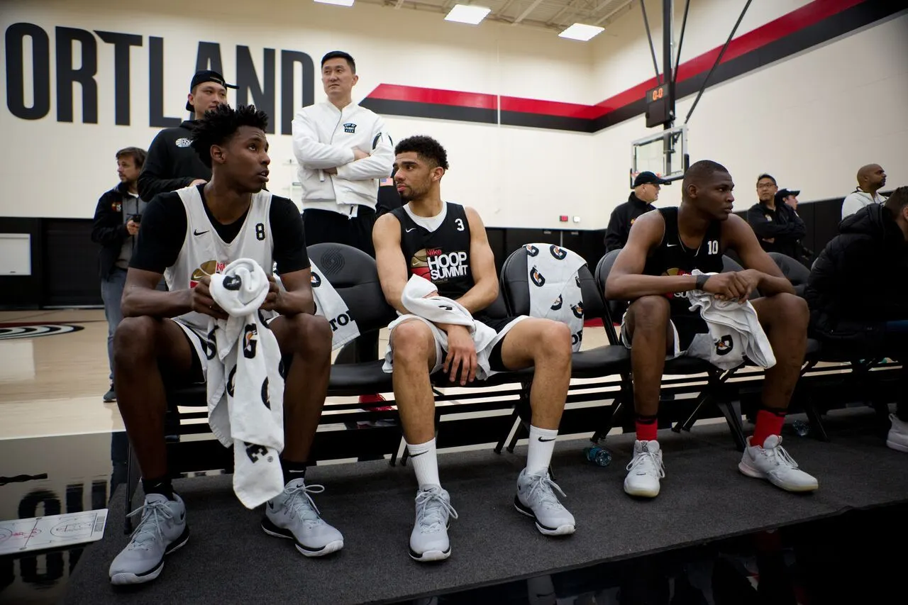 Hoop Summit : Bathiste Tchouaffé et Jaylen Hoard se montrent