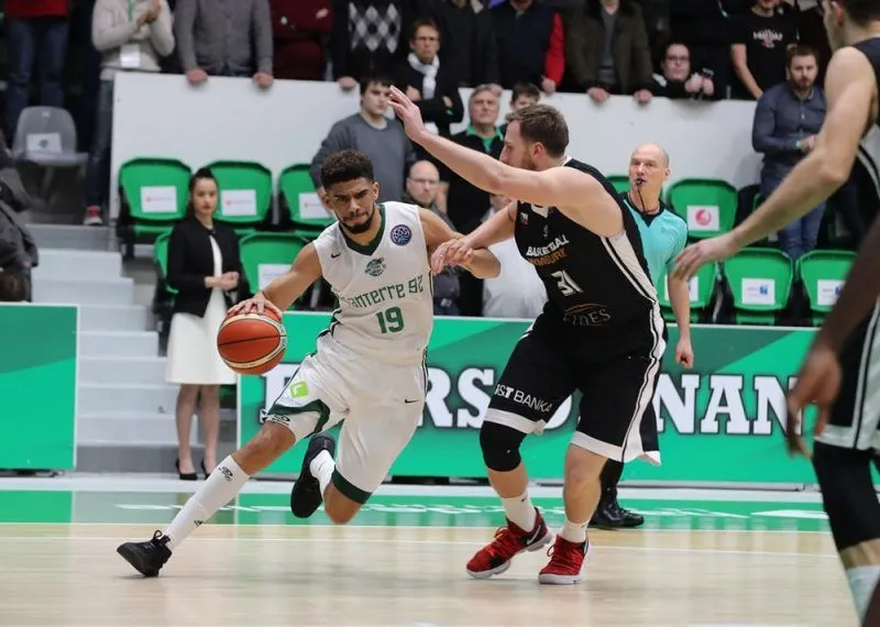 Bathiste Tchouaffé et Jaylen Hoard au 21e Hoop Summit, vendredi