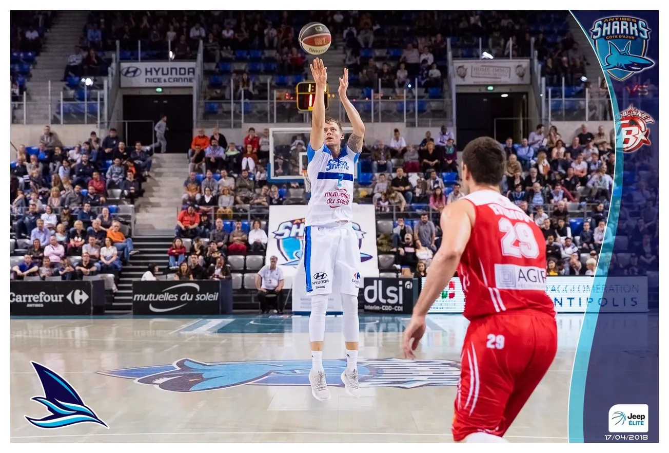 Antibes : Viktor Gaddefors prolongé jusqu’à la fin de la saison