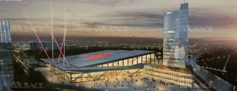 Le chiffre: 500 000 euros, le montant du naming pour la future aréna de Strasbourg