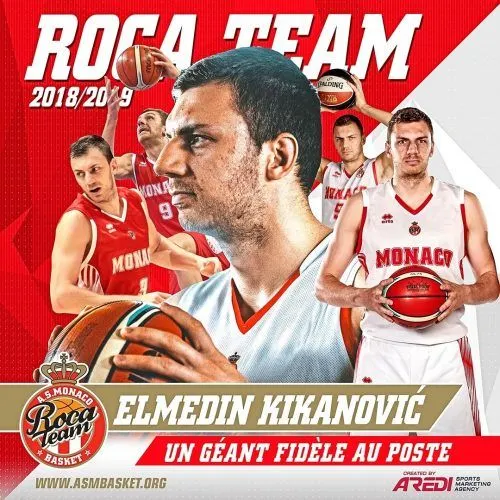Le pivot Elmedin Kikanovic prolonge à Monaco jusqu’en 2020