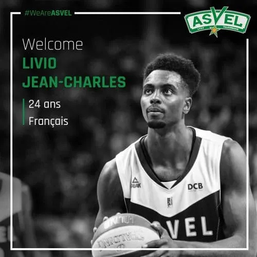 Livio Jean-Charles revient à l’ASVEL