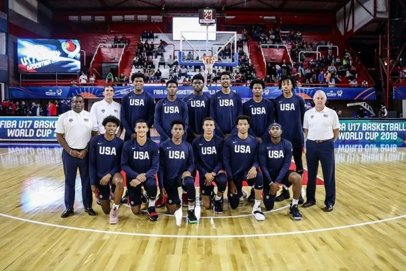 Championnat du Monde U17: Les Etats-Unis pulvérisent la Chine, 115-37