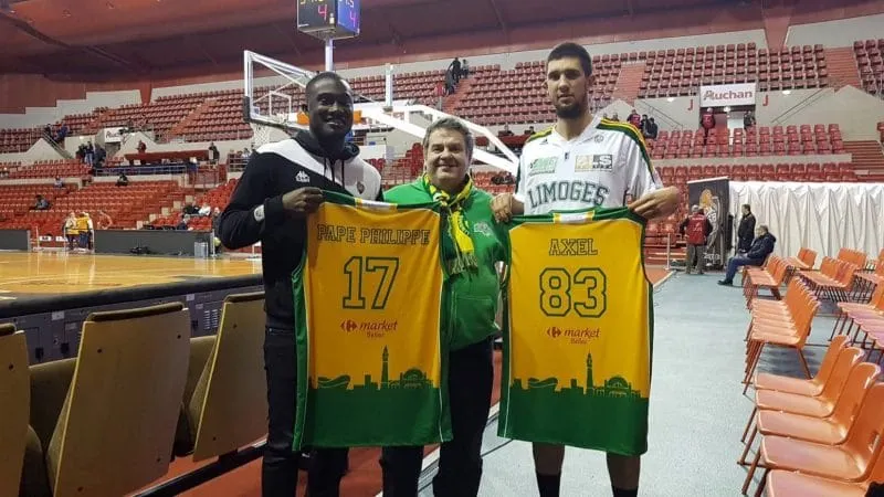 Le clasico Limoges-Pau(4) – Jean-Louis Chanier. Le fan ultime du CSP. Il a vu près de 100 clasicos.
