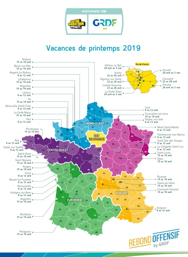 Du 6 avril au 5 mai, les Centres Génération Basket permettent la pratique gratuitement dans toute la France
