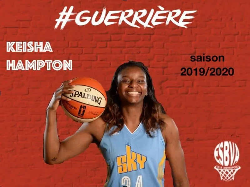 LFB: Villeneuve d’Ascq signe Keisha Hampton, l’une des meilleures joueuses d’Eurocup